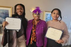 2-students-receiving-scholarship-l-rTara-Glenn-Sandra-PritchardTajainayah-Kamara