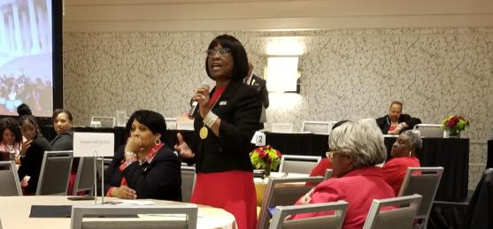 NBNA President Dr. Martha Dawson speaking on vaping.